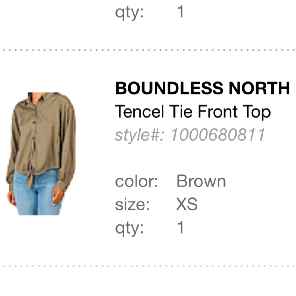 Boundless North Tie Front Utility Shirt